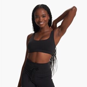 Vuori Daily Women's BreatheInterlock Bra Black Size Medium